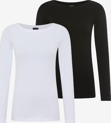 LAURA SCOTT Shirt in Black: front