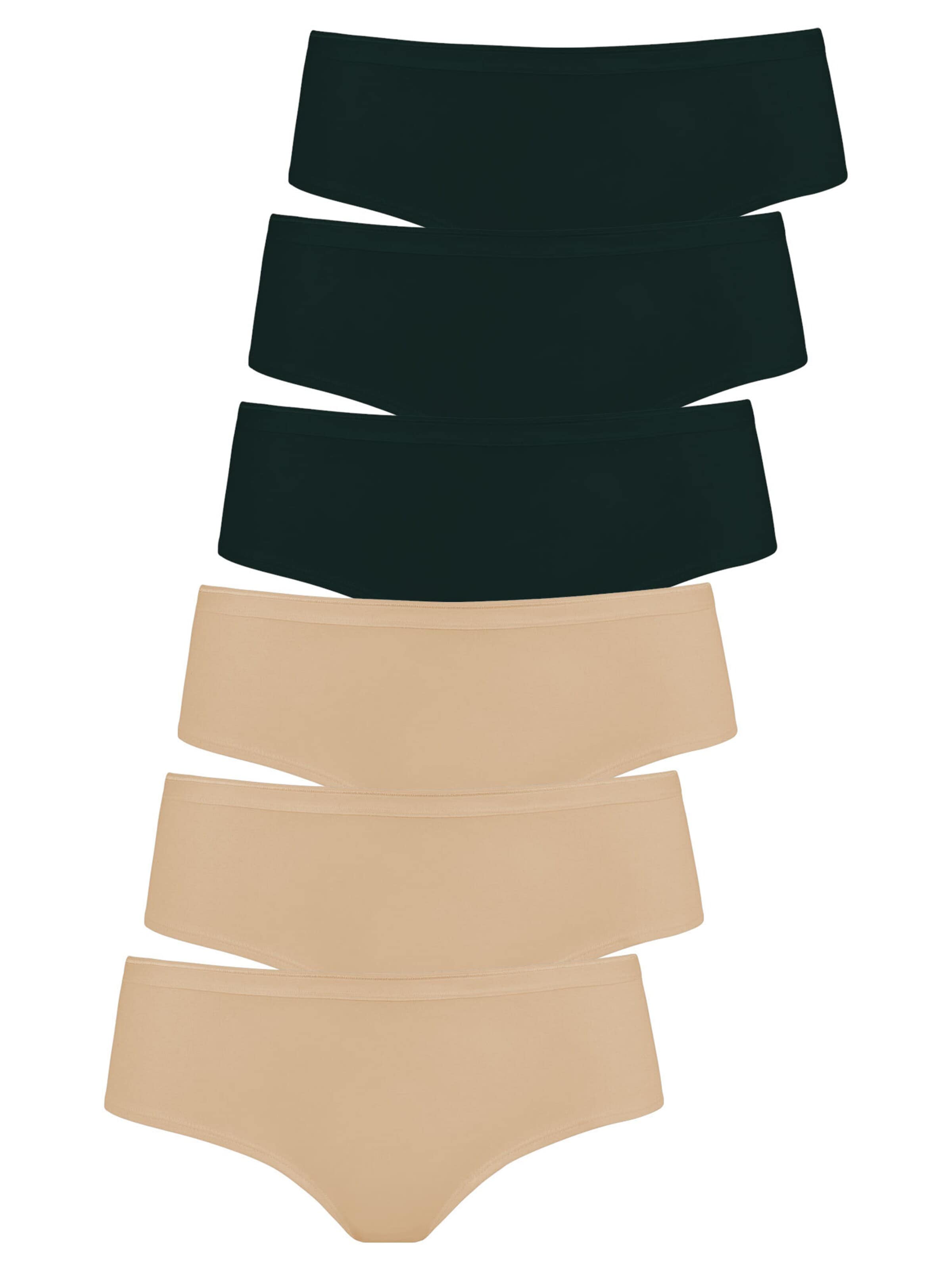 Lisca Slip 'Happyday'‌‌‌‌ in Schwarz: Vorderseite
