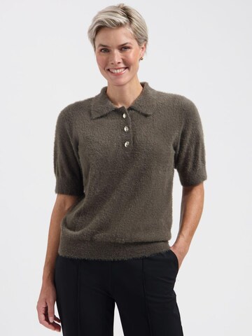 Lady Day Knitted top in Green: front