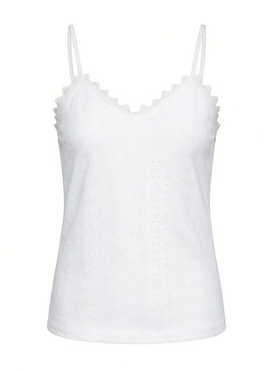 MEETWEE Top 'V-neck summer lace vest' in White, Item view