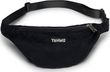 Yahmo Gürteltasche 'Fritzi' in Schwarz: Vorderseite