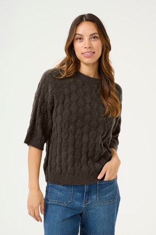 Kaffe Pullover in Braun: Vorderseite