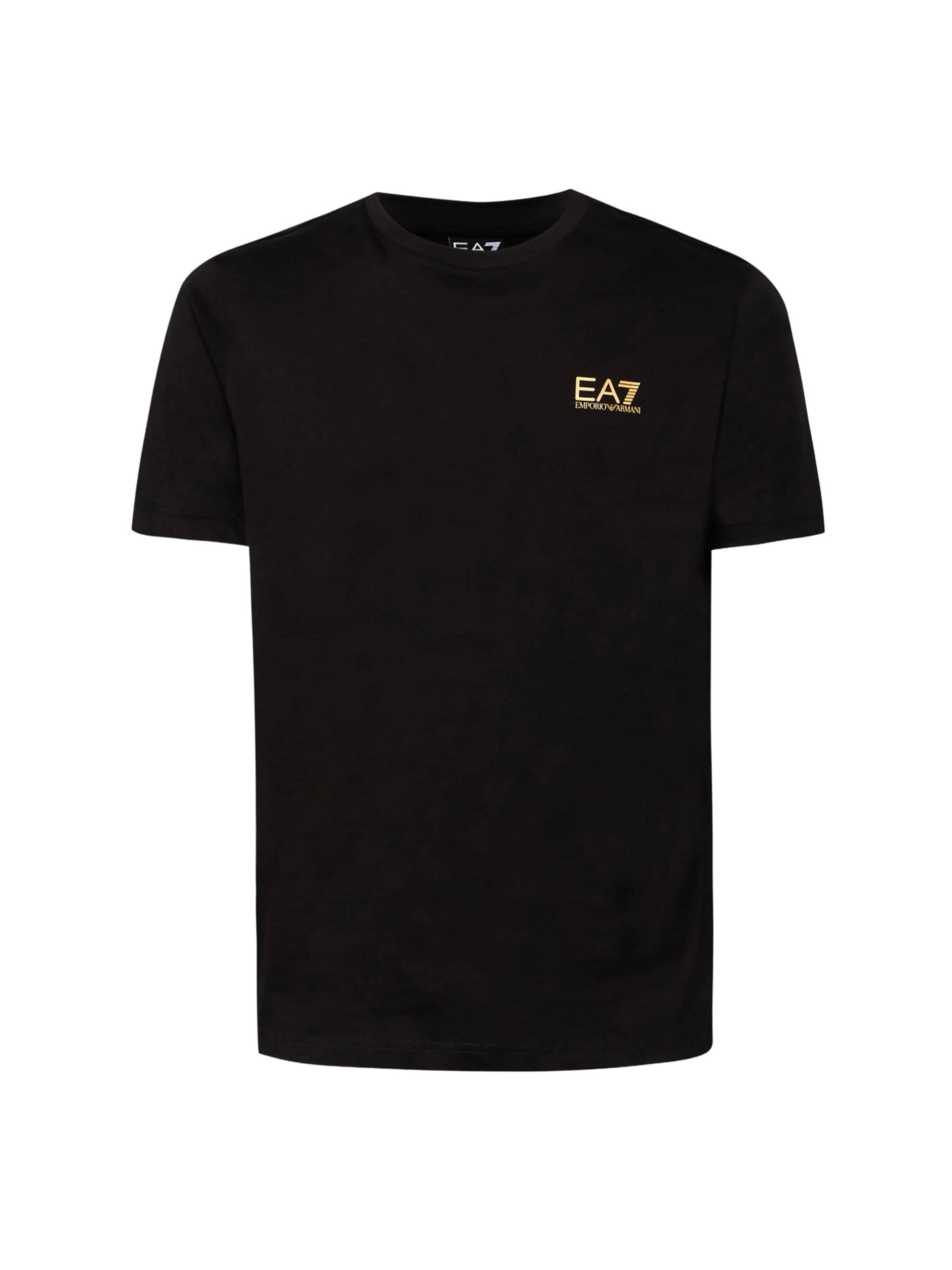 Maglietta 'T-shirt EA7 da Uomo - nero 8NPT250208 NEROORO' di EA7 Emporio Armani in nero: frontale