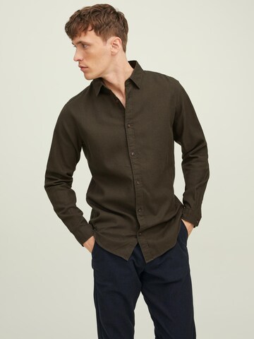 JACK & JONES - Regular Fit Camisa em verde: frente