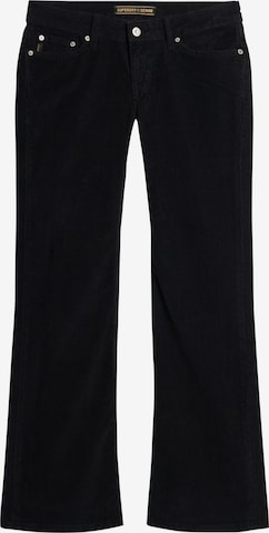 Superdry Flared Pants in Black: front