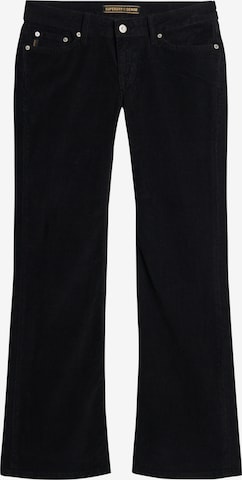 Superdry Flared Broek in Zwart: voorkant