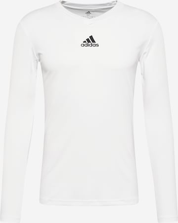 T-Shirt fonctionnel 'Team Base' ADIDAS SPORTSWEAR en blanc : devant