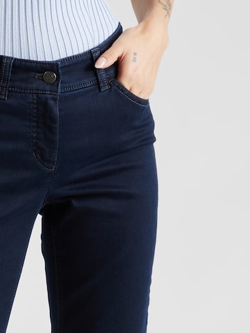 Slimfit Jeans de la GERRY WEBER pe albastru