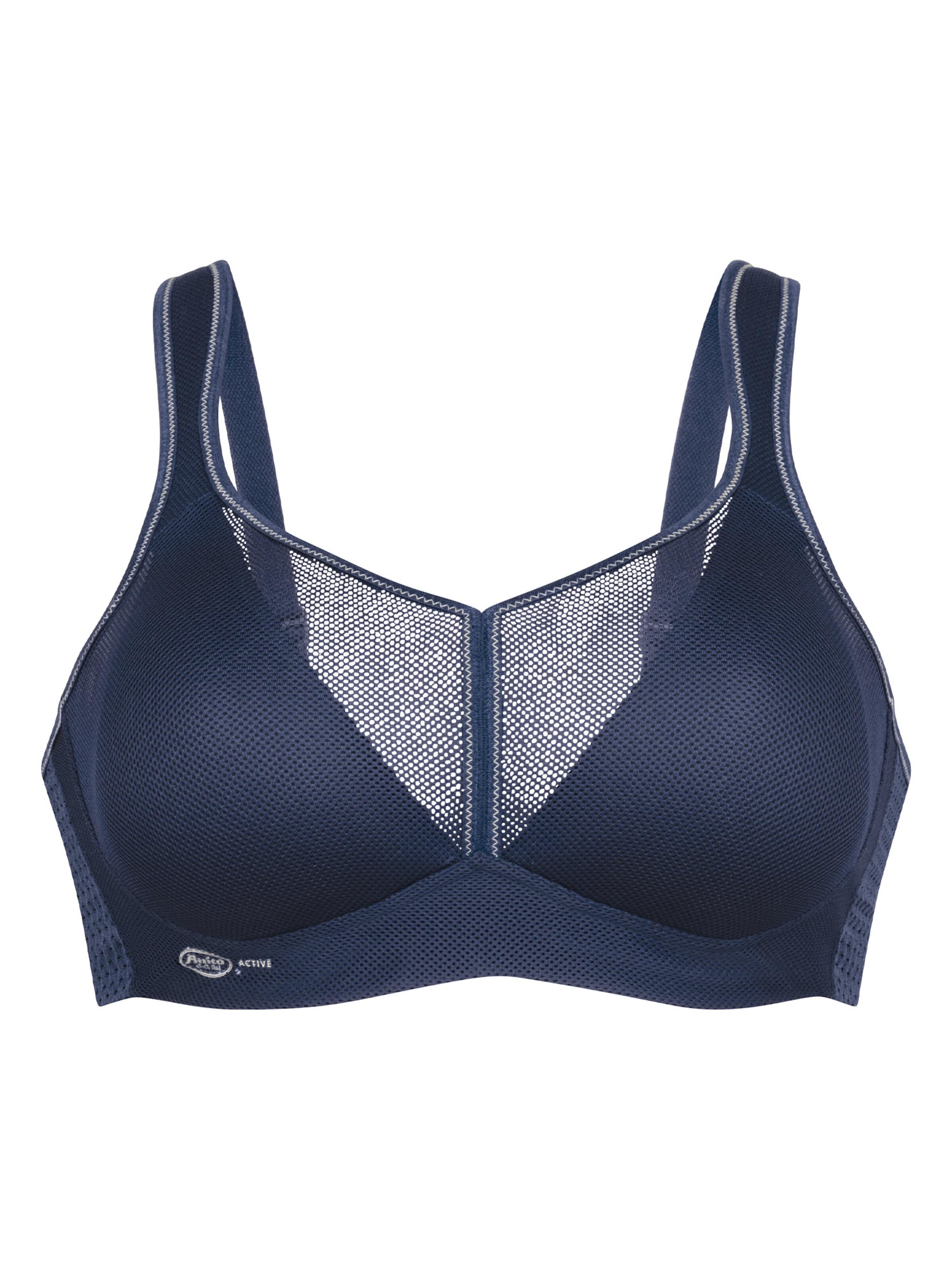 ANITA T-shirt Bra 'Air Control Delta Pad Sport' in Blue: front
