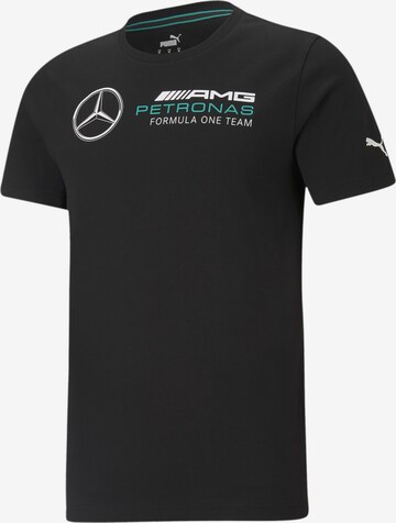 PUMA Functioneel shirt 'Mercedes F1' in Zwart: voorkant