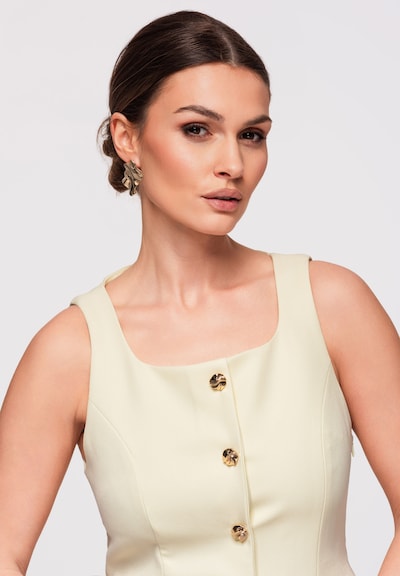 Ombre Robe de cocktail en 36 en jaune clair, Vue avec produit