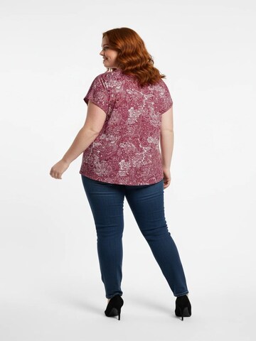 Shape Of You Bluse in Rot