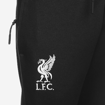 NIKE Regular Workout Pants 'FC Liverpool' in Black