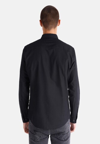 COLINS Regular Fit Hemd in Schwarz