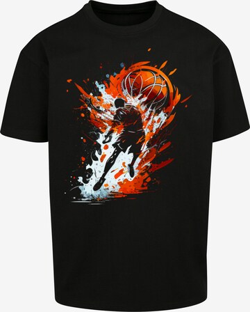F4NT4STIC T-Shirt 'Basketball Collection in Schwarz: predná strana