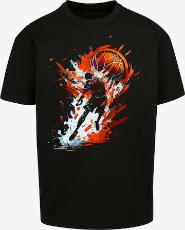 F4NT4STIC T-Shirt 'Basketball Collection in Schwarz: predná strana
