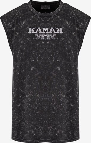 T-Shirt Karl Kani en noir : devant