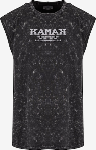 T-Shirt Karl Kani en noir : devant