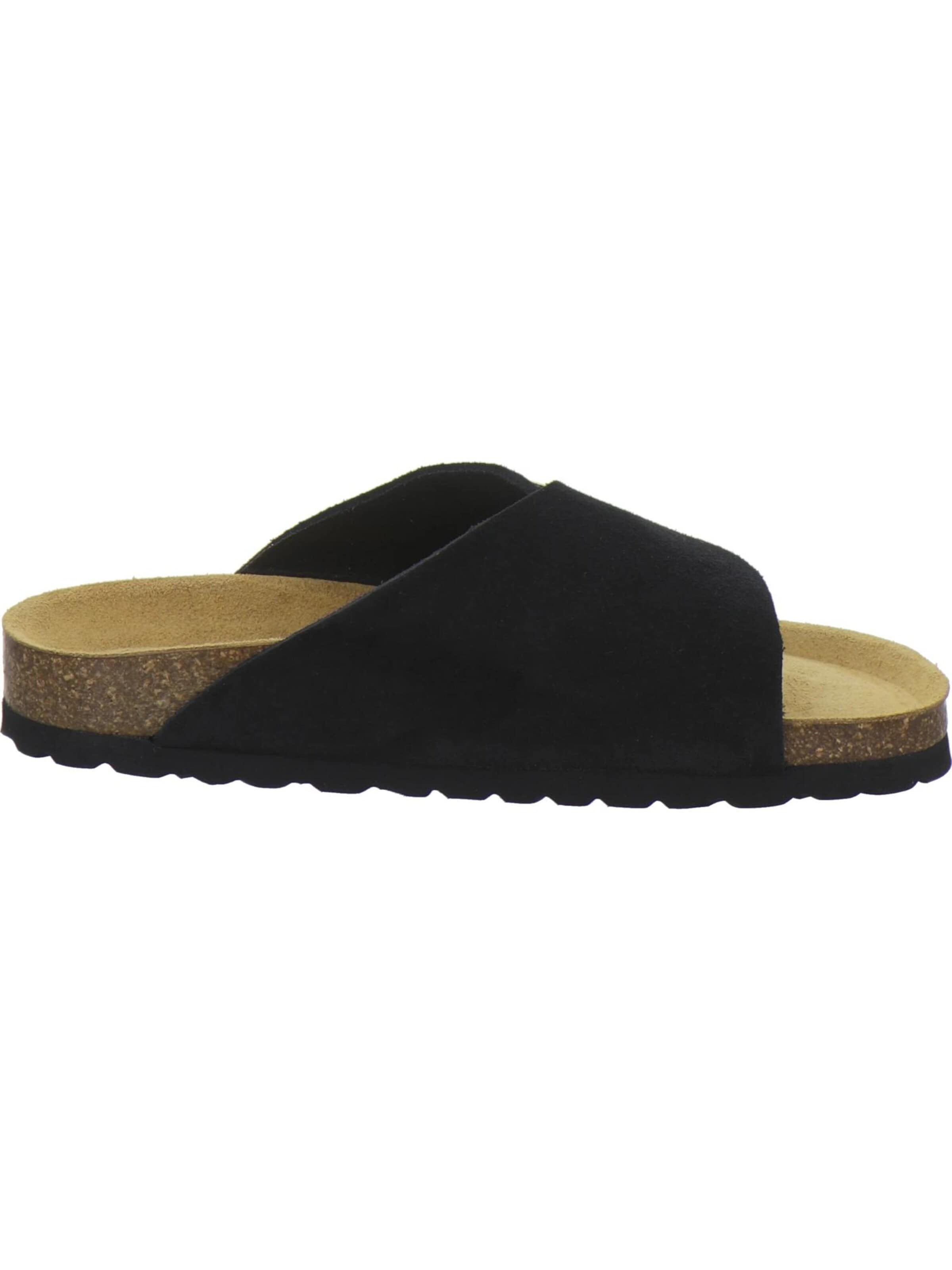 Sandales 'Sandalen Damen schwarz Veloursleder' AFS-Schuhe en noir