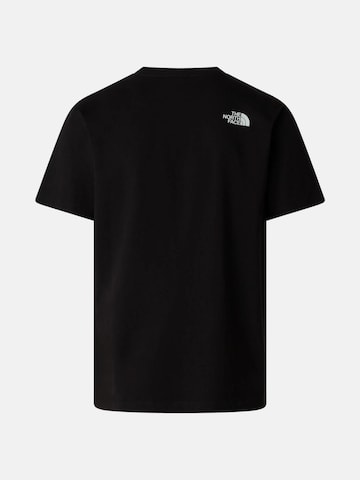 THE NORTH FACE Koszulka 'MNT LINE RG SS' w kolorze czarny
