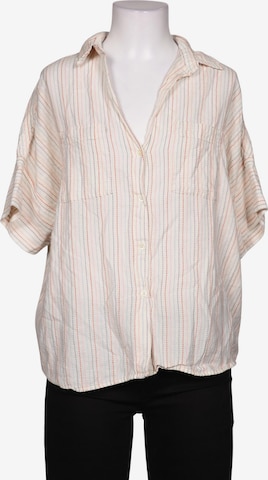 Madewell Bluse M in Beige: Vorderseite