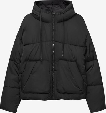 Veste mi-saison Pull&Bear en noir : devant