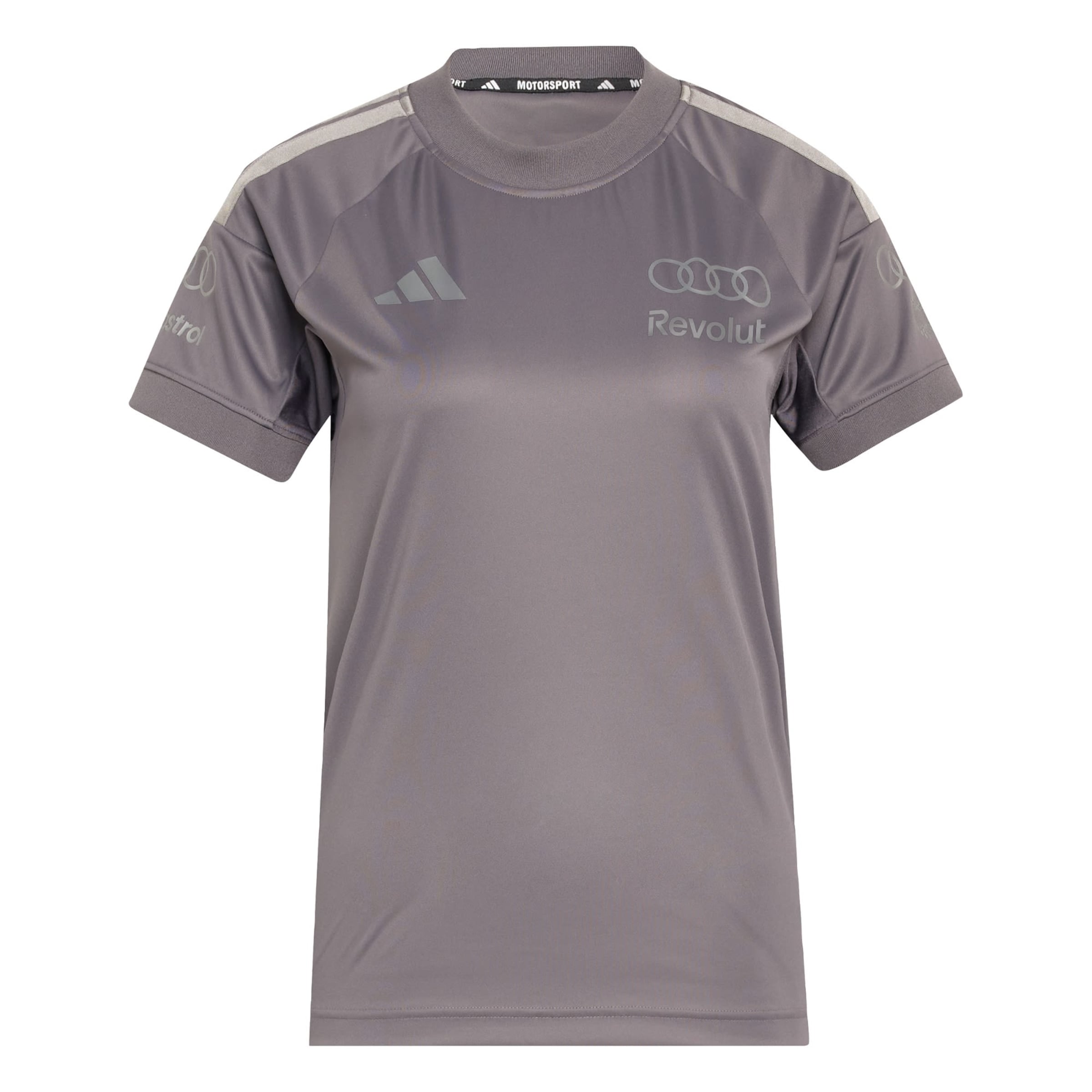 ADIDAS PERFORMANCE Performance shirt 'Audi Formula One Team Driver' in Grey: front