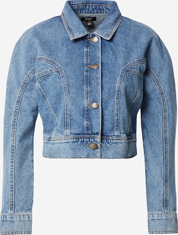 Nasty Gal Between-season jacket in Blue: front