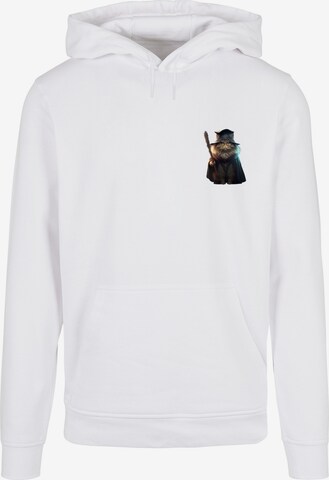 F4NT4STIC Sweatshirt 'Animal Galore' in Weiß: predná strana