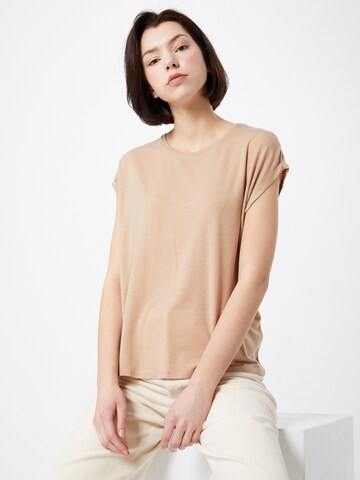 VERO MODA Shirt 'Ava' in Bruin: voorkant