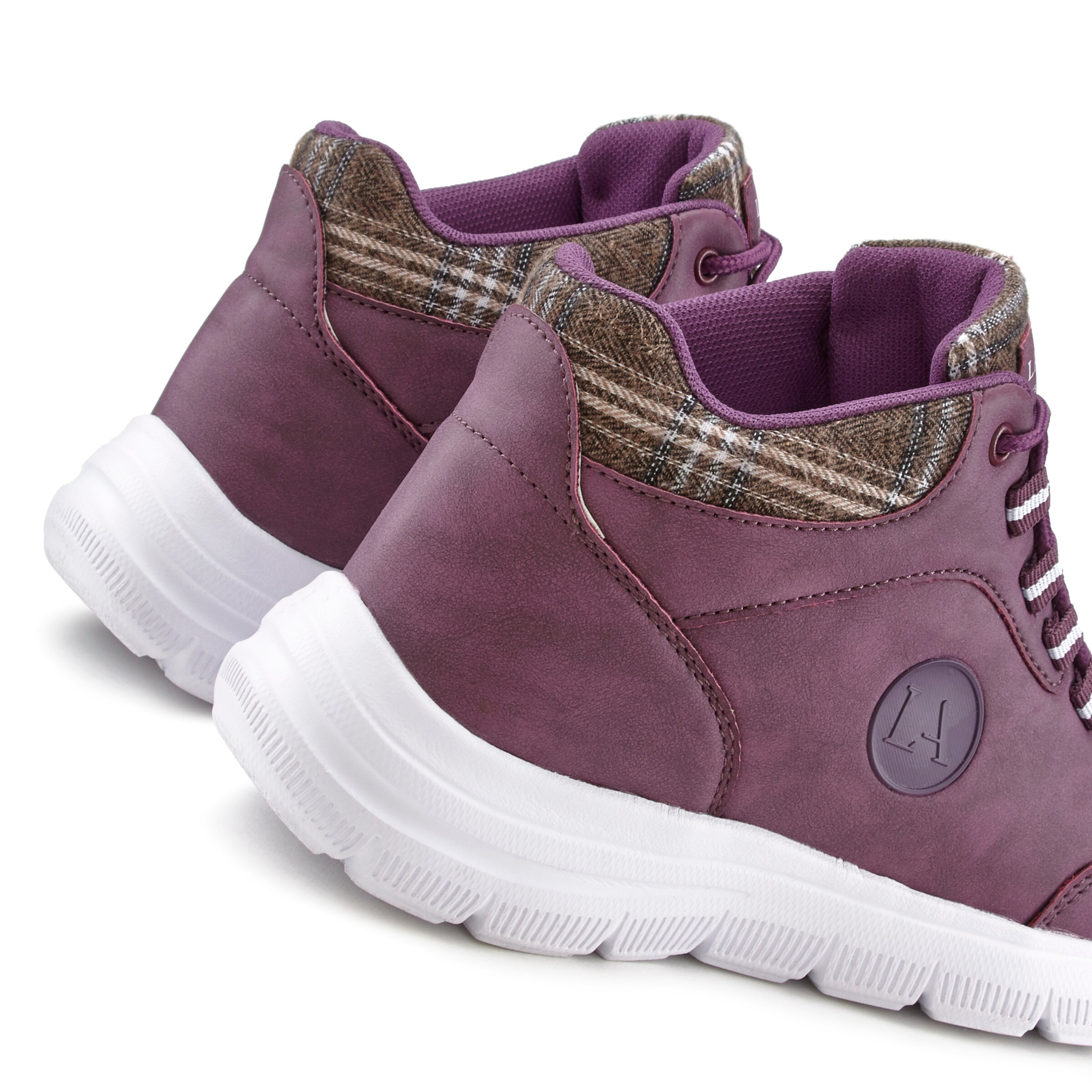 LASCANA High-Top Sneakers in Purple