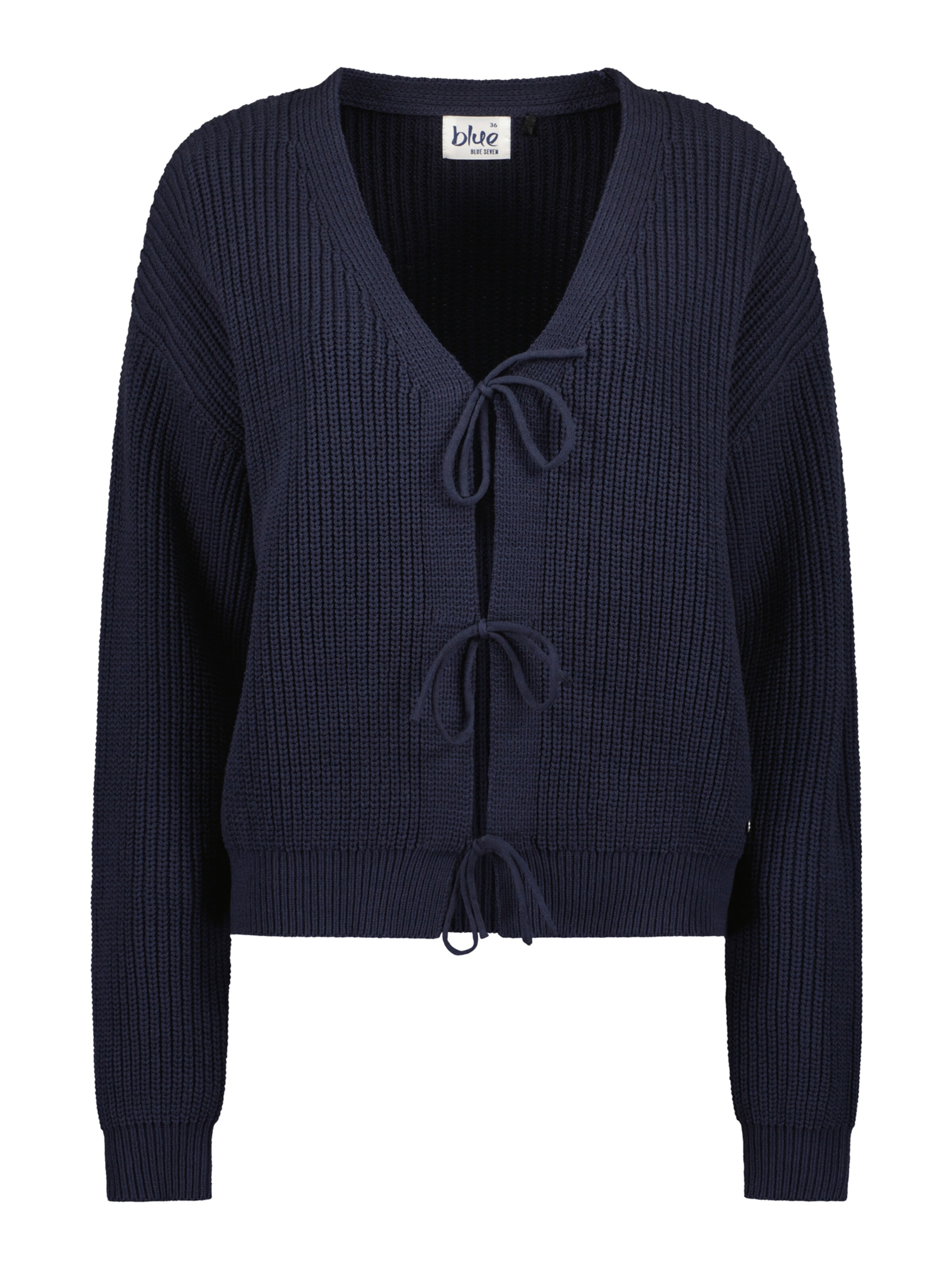 BLUE SEVEN Knit cardigan in Blue: front