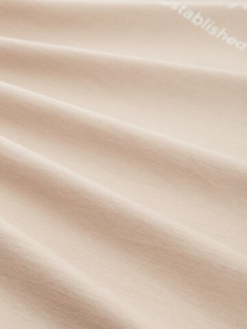 TOM TAILOR DENIM T-Shirt in Beige