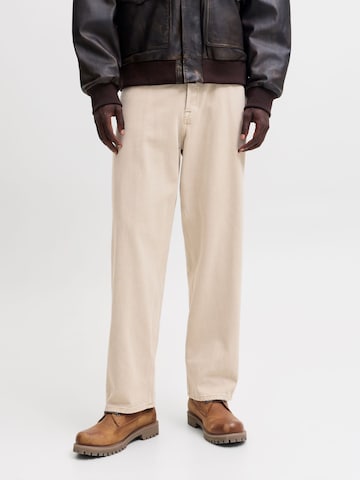 JACK & JONES - Loosefit Vaquero 'JJIAlex JJOriginal' en beige: frente