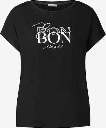 STREET ONE Shirt in Black: front