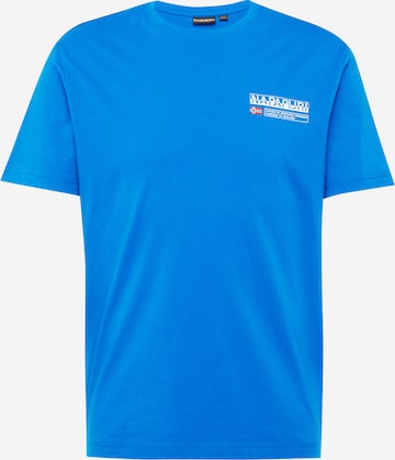 NAPAPIJRI Shirt 'S-KASBA' in Blauw: voorkant