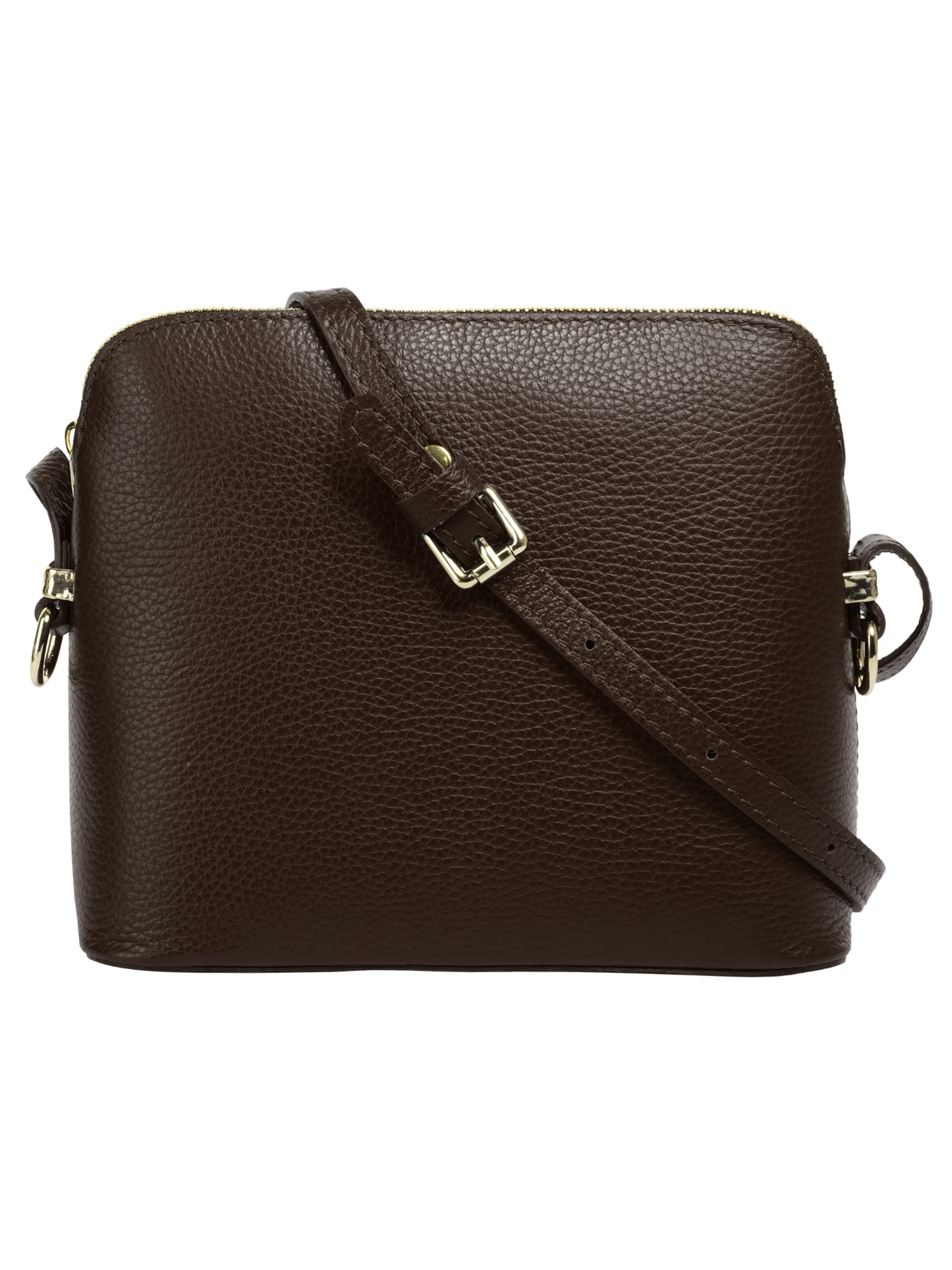 Cluty Crossbody Bag in Brown: front