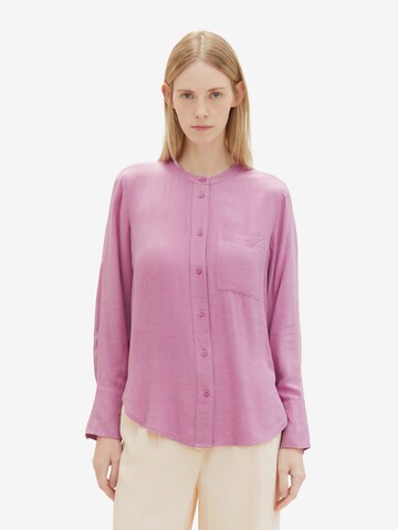 TOM TAILOR Bluse in Pink: predná strana