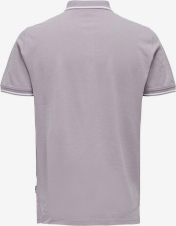 T-Shirt 'Fletcher' Only & Sons en violet