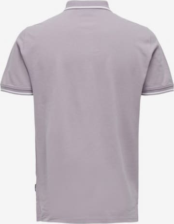 Only & Sons T-shirt 'Fletcher' i lila