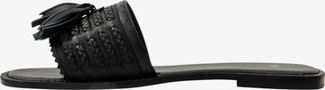 DreiMaster Vintage Mules 'Boline' in Black: front