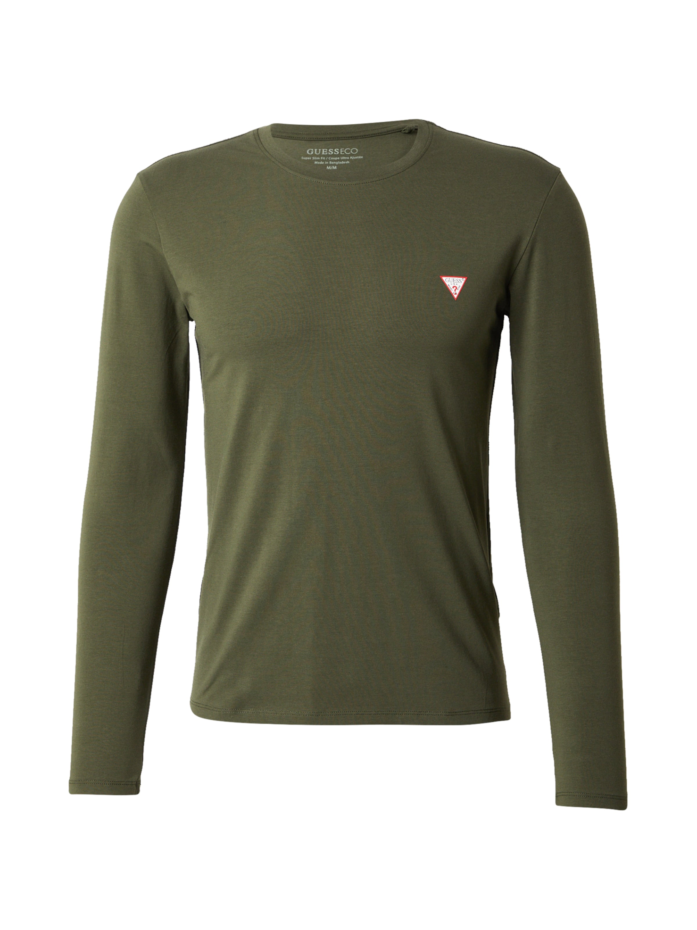 GUESS - Camisa em verde: frente