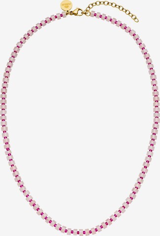 PURELEI Necklace 'Felicity' in Pink: front