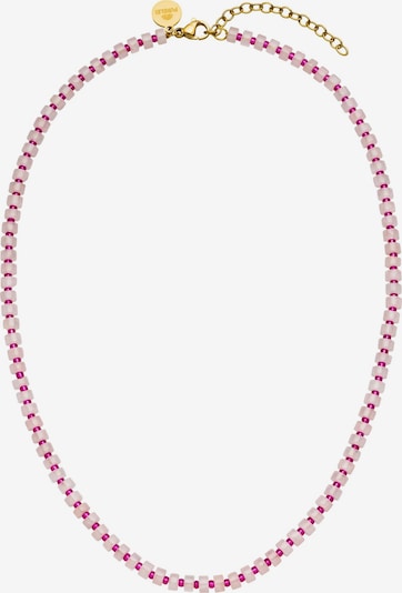 PURELEI Kette 'Felicity' in gold / rosa / pitaya, Produktansicht