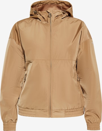 Veste fonctionnelle DreiMaster Maritim en beige : devant