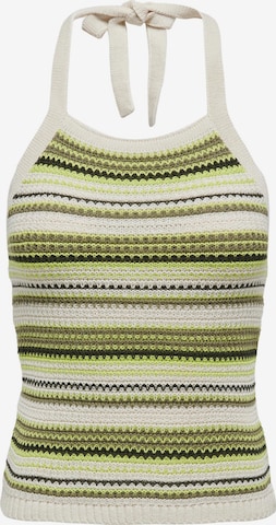 ONLY Knitted Top 'BELLI' in Green: front