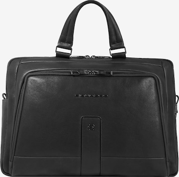 Piquadro Document Bag 'Carl ' in Black: front