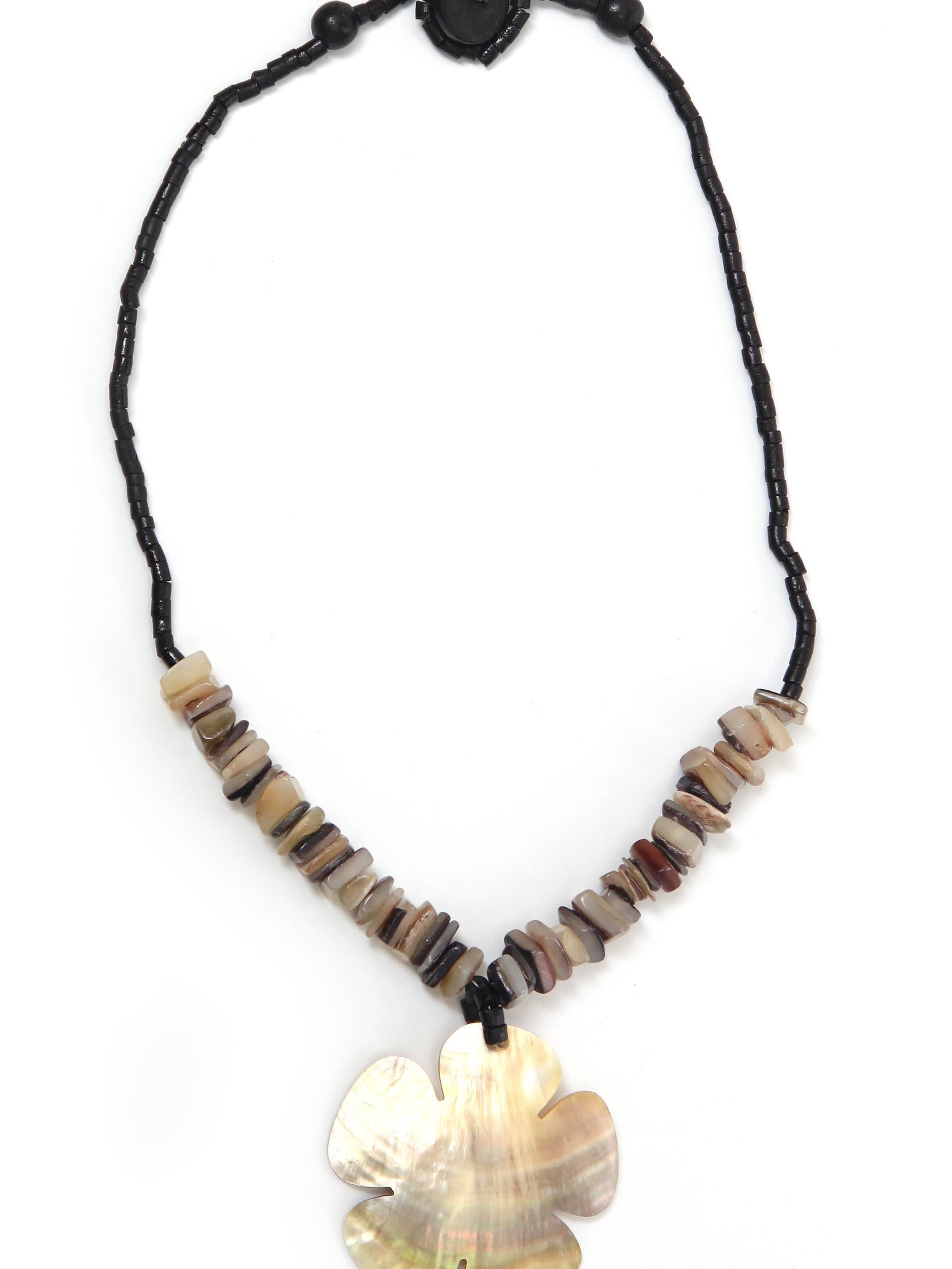 COLLEZIONE ALESSANDRO Kette 'Kay'‌ in Schwarz: Vorderseite