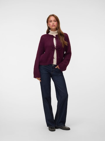 VERO MODA Gebreid vest in Rood