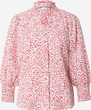 NÜMPH Bluse i hvid: forside